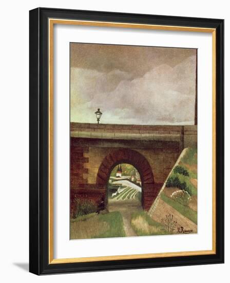 Sevres Bridge-Henri Rousseau-Framed Giclee Print