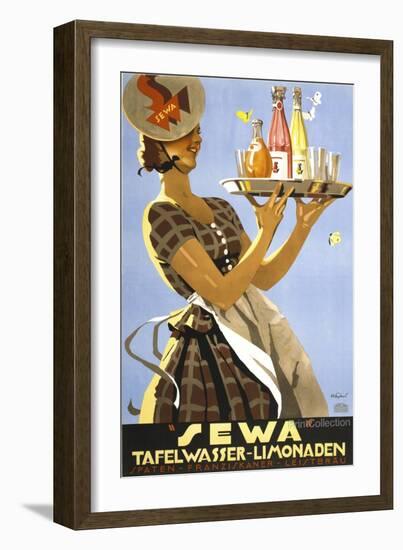 “Sewa” Tafelwasser-Limonaden-null-Framed Giclee Print