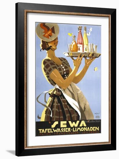 “Sewa” Tafelwasser-Limonaden-null-Framed Giclee Print