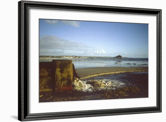Sewage Outfall-null-Framed Photographic Print