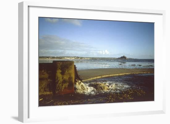 Sewage Outfall-null-Framed Photographic Print