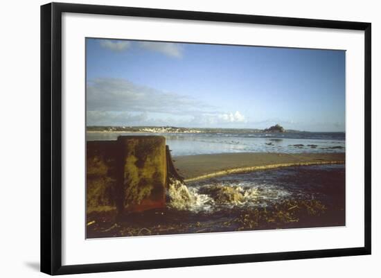 Sewage Outfall-null-Framed Photographic Print