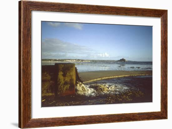 Sewage Outfall-null-Framed Photographic Print