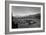 Seward, Alaska - Panoramic View of Town and Harbor-Lantern Press-Framed Art Print