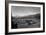 Seward, Alaska - Panoramic View of Town and Harbor-Lantern Press-Framed Art Print