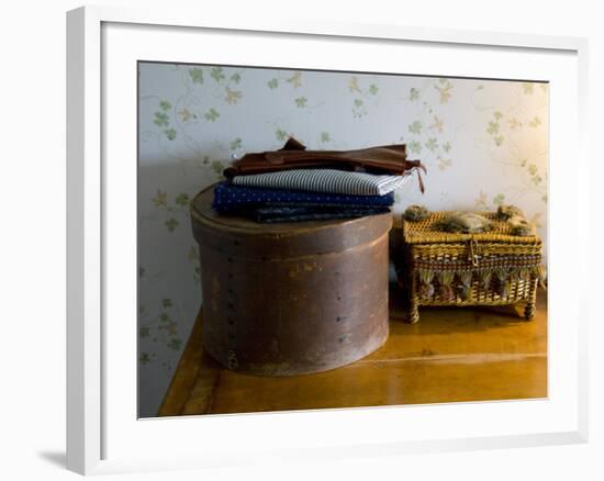 Sewing Box, Anne of Green Gables Home, Prince Edward Island, Canada-Cindy Miller Hopkins-Framed Photographic Print