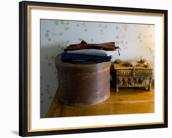 Sewing Box, Anne of Green Gables Home, Prince Edward Island, Canada-Cindy Miller Hopkins-Framed Photographic Print