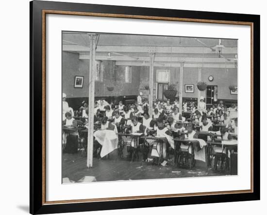 Sewing Class, Darenth Training Colony, Kent-Peter Higginbotham-Framed Photographic Print