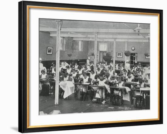 Sewing Class, Darenth Training Colony, Kent-Peter Higginbotham-Framed Photographic Print