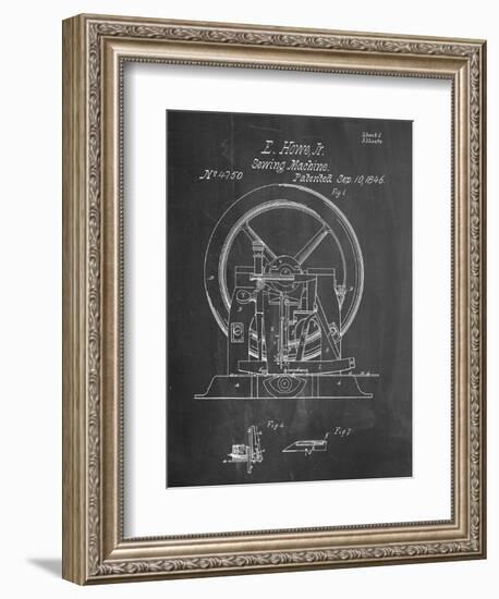 Sewing Machine Patent 1846-null-Framed Art Print