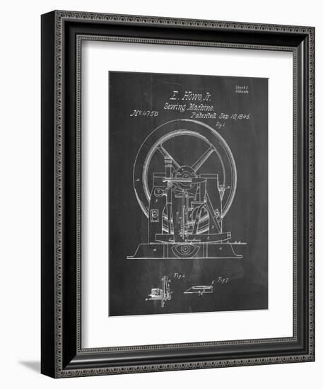 Sewing Machine Patent 1846-null-Framed Art Print