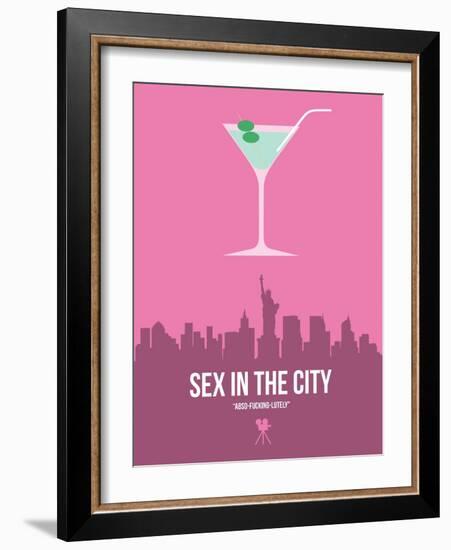 Sex and the City-David Brodsky-Framed Art Print