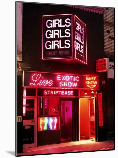 Sex Shop, Soho, London, England, United Kingdom-Mark Mawson-Mounted Photographic Print