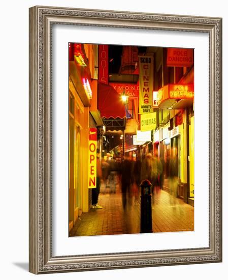 Sex Shops, Soho, London, England, United Kingdom-Mark Mawson-Framed Photographic Print