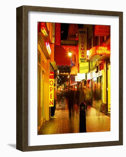 Sex Shops, Soho, London, England, United Kingdom-Mark Mawson-Framed Photographic Print