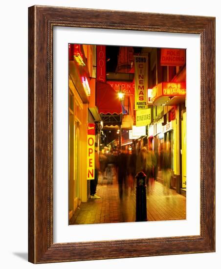 Sex Shops, Soho, London, England, United Kingdom-Mark Mawson-Framed Photographic Print