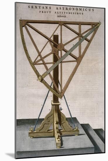 Sextant-Joan Blaeu-Mounted Giclee Print