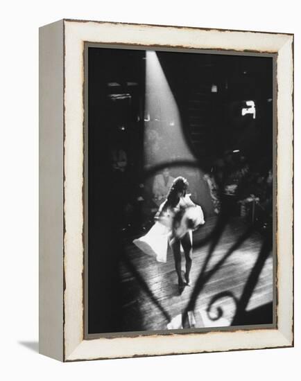 Sexy Dancer Performing in a Nightclub-Allan Grant-Framed Premier Image Canvas