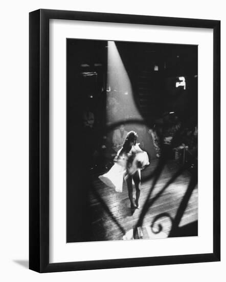 Sexy Dancer Performing in a Nightclub-Allan Grant-Framed Photographic Print