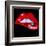 Sexy Kiss-Pop Art Queen-Framed Giclee Print