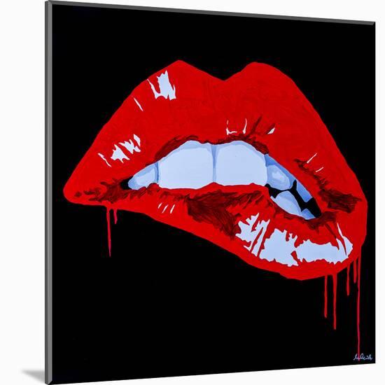 Sexy Kiss-Pop Art Queen-Mounted Giclee Print