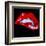 Sexy Kiss-Pop Art Queen-Framed Giclee Print