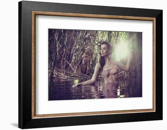 Sexy Woman in Water-conrado-Framed Photographic Print