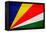 Seychelles Flag Design with Wood Patterning - Flags of the World Series-Philippe Hugonnard-Framed Stretched Canvas