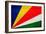 Seychelles Flag Design with Wood Patterning - Flags of the World Series-Philippe Hugonnard-Framed Premium Giclee Print