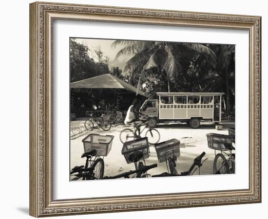 Seychelles, La Digue Island, L'Union Estate Plantation, Anse Source D'Argent Beach-Walter Bibikow-Framed Photographic Print