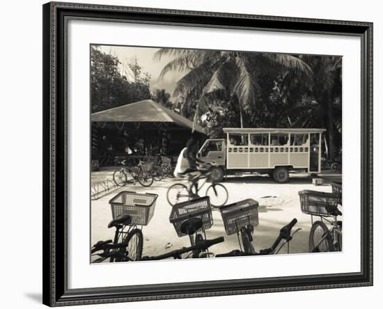 Seychelles, La Digue Island, L'Union Estate Plantation, Anse Source D'Argent Beach-Walter Bibikow-Framed Photographic Print