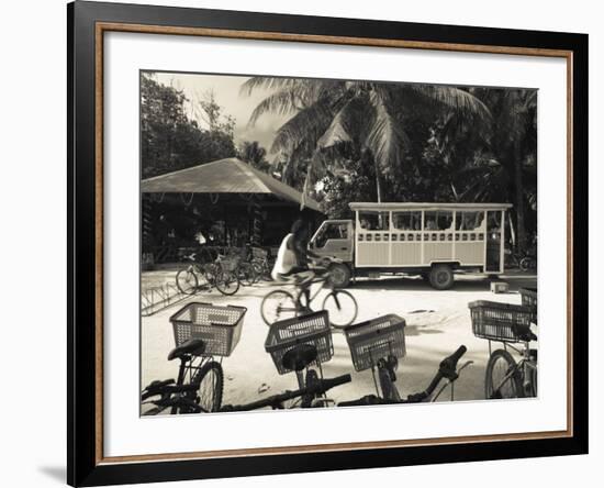 Seychelles, La Digue Island, L'Union Estate Plantation, Anse Source D'Argent Beach-Walter Bibikow-Framed Photographic Print