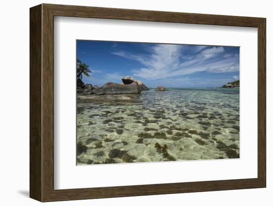 Seychelles, Mahe, St. Anne Marine NP. View of Moyenne Island-Cindy Miller Hopkins-Framed Photographic Print