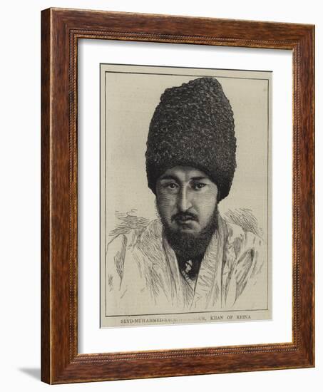 Seyd-Muhammed-Rachim-Bogadur, Khan of Khiva-null-Framed Giclee Print