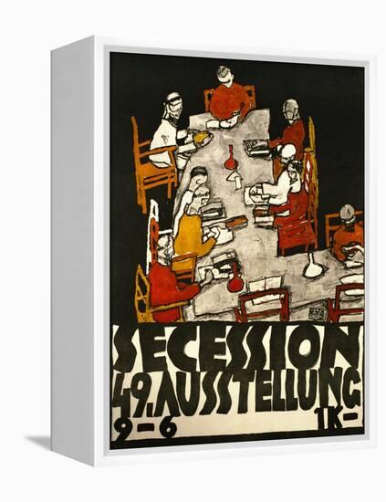 Sezessionsplakat 1918, Poster for the 49th Secession Exhibition by the Neukunstgruppe, Austria-Egon Schiele-Framed Premier Image Canvas