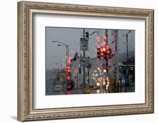 SF Early and Wet-David Winston-Framed Giclee Print