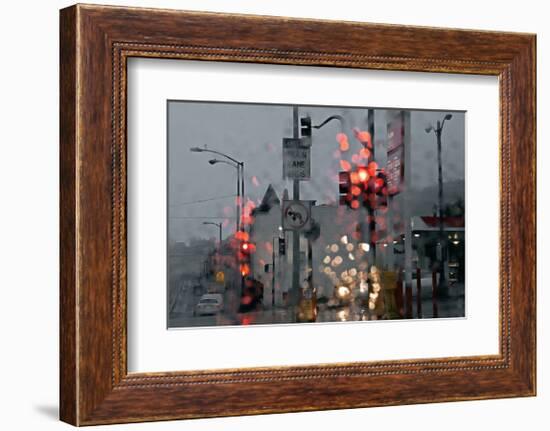 SF Early and Wet-David Winston-Framed Giclee Print