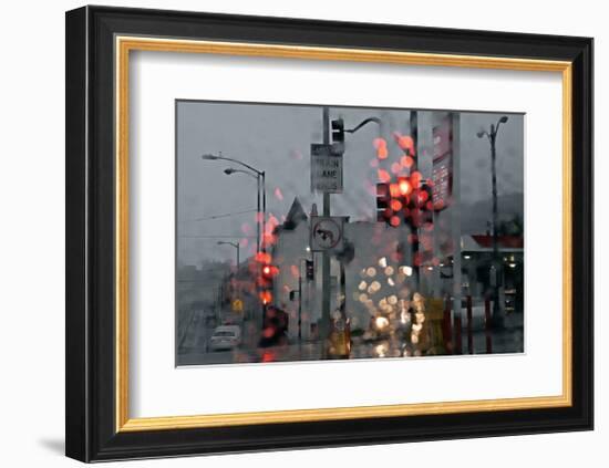 SF Early and Wet-David Winston-Framed Giclee Print