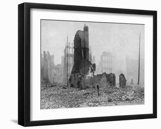 SF Earthquake Photograph-null-Framed Photographic Print