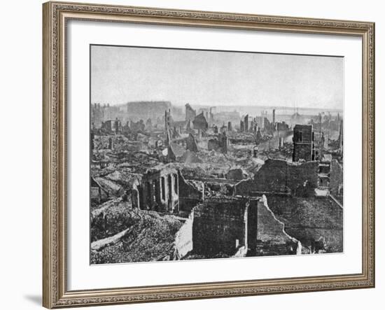 SF Earthquake Photograph-null-Framed Photographic Print