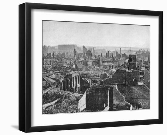 SF Earthquake Photograph-null-Framed Photographic Print