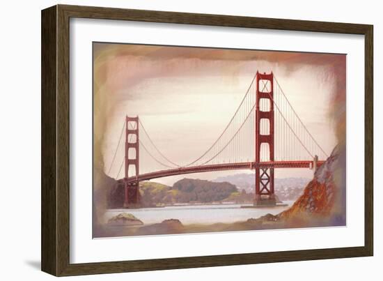 SF Golden Gate Bridge-Jeffrey Cadwallader-Framed Art Print