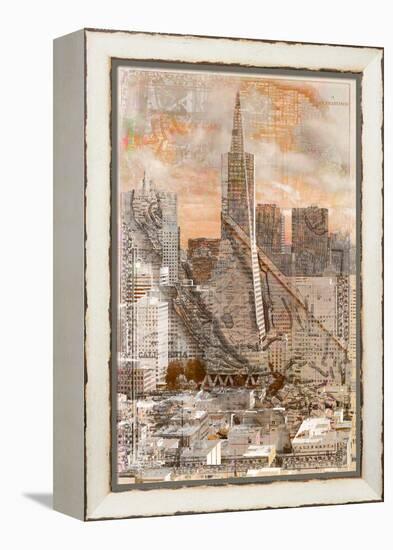 SF Transamerica 2-null-Framed Stretched Canvas