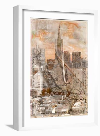 SF Transamerica 2-null-Framed Art Print