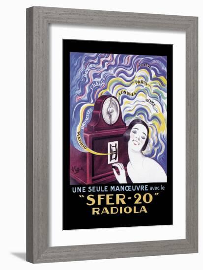 Sfer-20 Radiola-Leonetto Cappiello-Framed Art Print