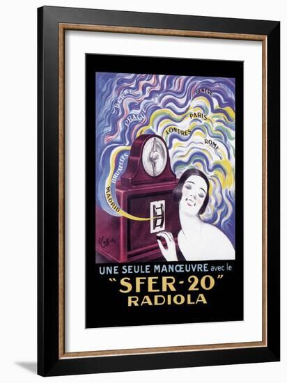 Sfer-20 Radiola-Leonetto Cappiello-Framed Art Print