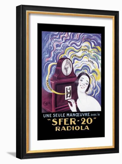 Sfer-20 Radiola-Leonetto Cappiello-Framed Art Print