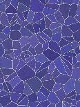 Tiles Mosaic In Blue And White-sfinks-Laminated Art Print