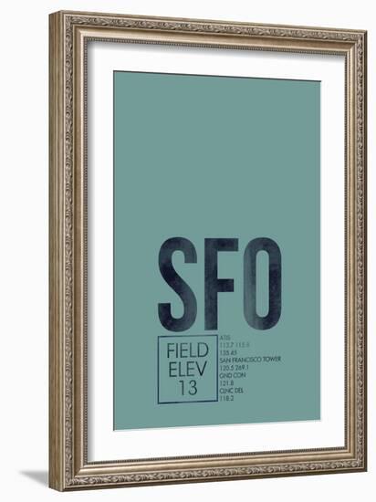 SFO ATC-08 Left-Framed Giclee Print