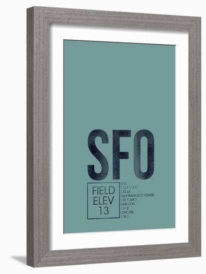 SFO ATC-08 Left-Framed Giclee Print